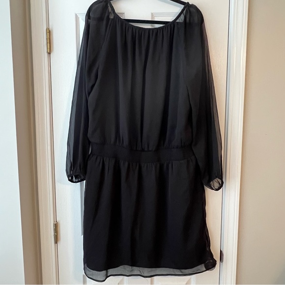 Jessica Simpson Beaded Sheer Sleeve Dress - Picture 2 of 4